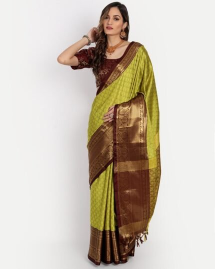 Embellished Saree with Blouse Piece