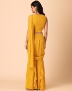 Set of 2 Women Ready to Wear Saree with Sequin Thread Embroidered Blouse - Image 3